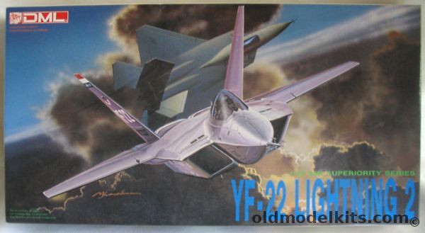 DML 1/72 YF-22 Lightning 2 - Prototype 1 or 2 (F-22), 2508 plastic model kit